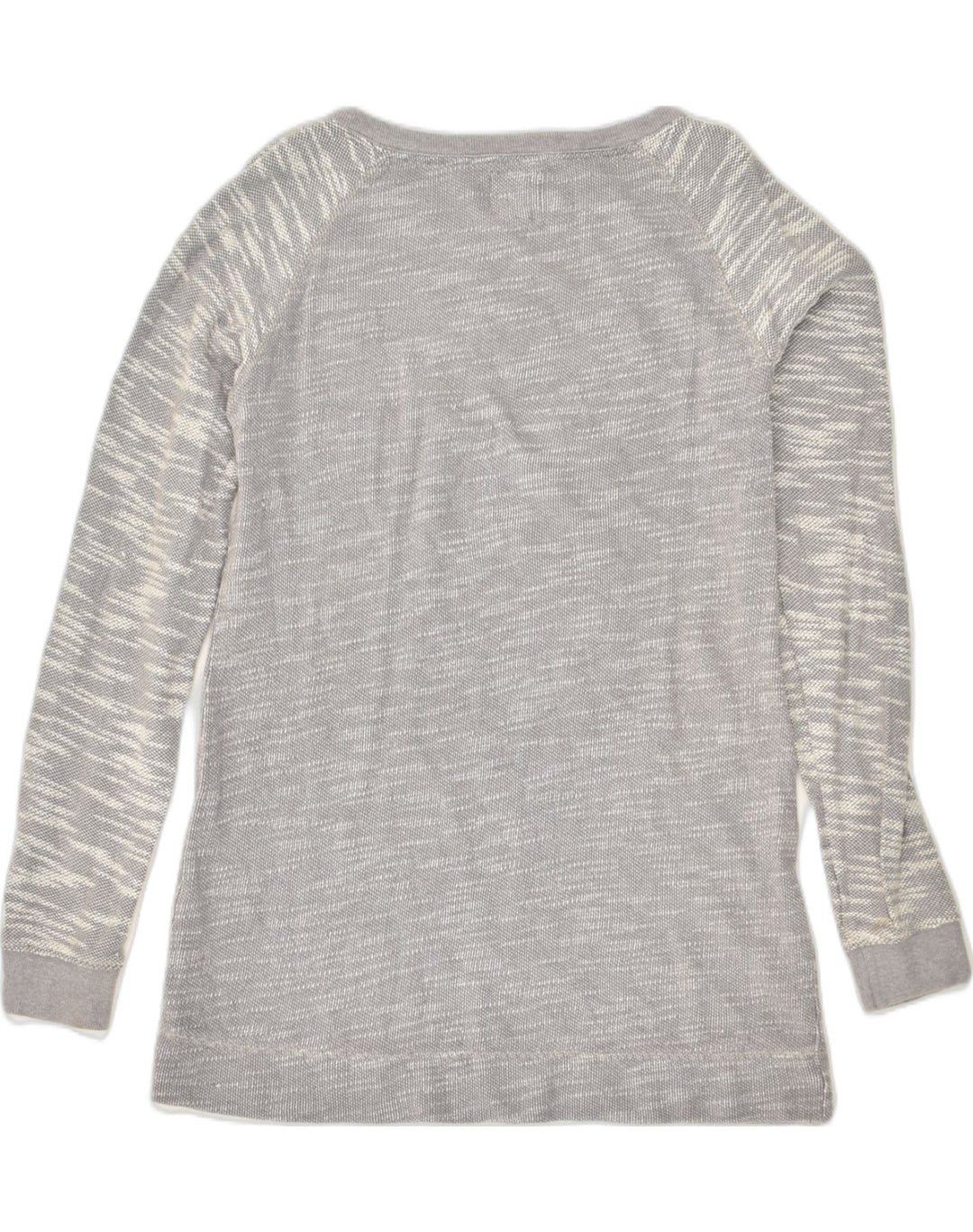 CHAMPION Womens Boat Neck Jumper Sweater UK 14 Medium Grey Cotton | Vintage Champion | Thrift | Second-Hand Champion | Used Clothing | Messina Hembry 