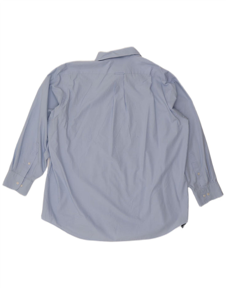 Chemise homme IZOD taille 17 1/2 XL coton bleu