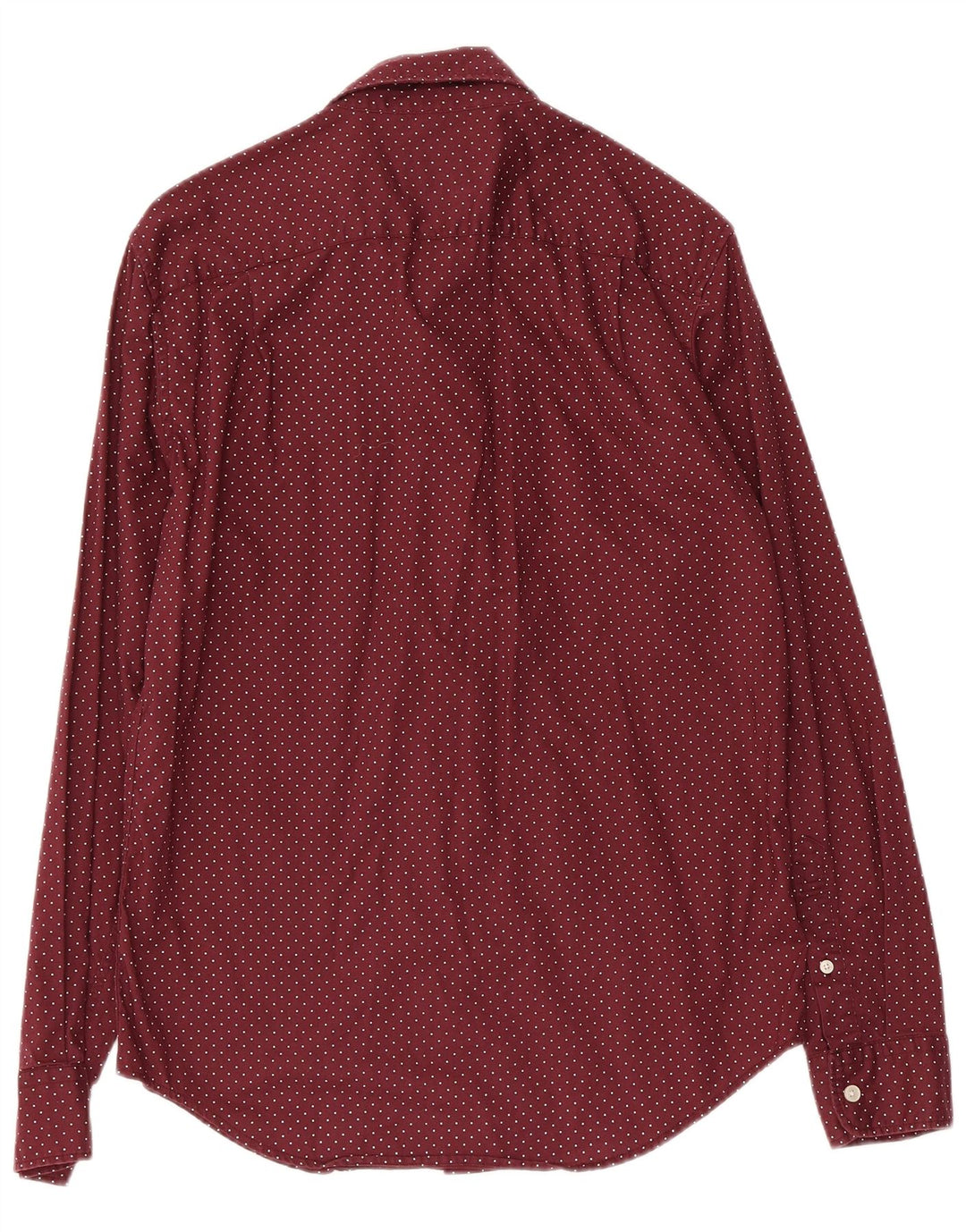 American Eagle Chemise Homme Petit Coton Taché Bordeaux