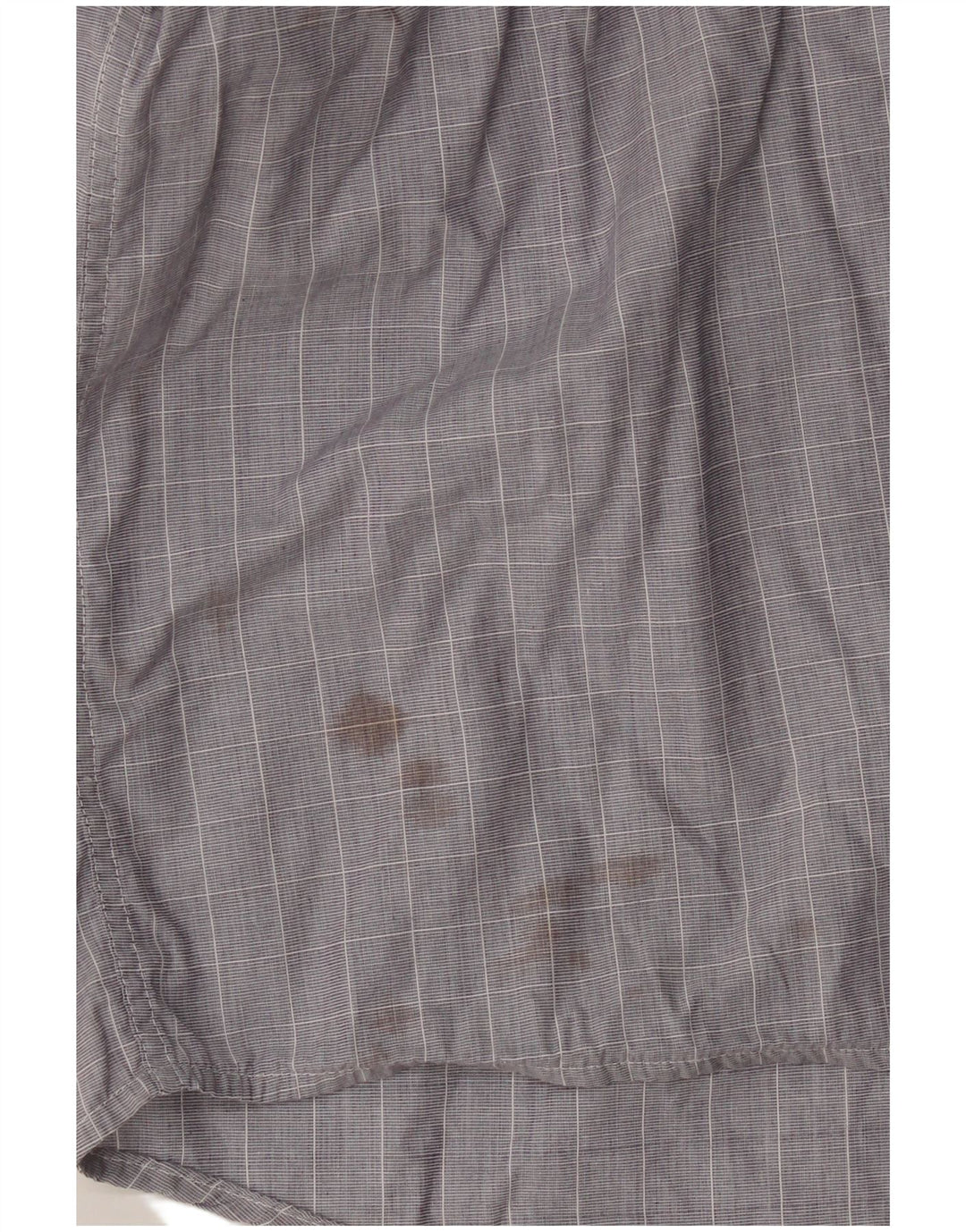 Lacoste Chemise Homme Taille 42 Grand Coton à Carreaux Gris