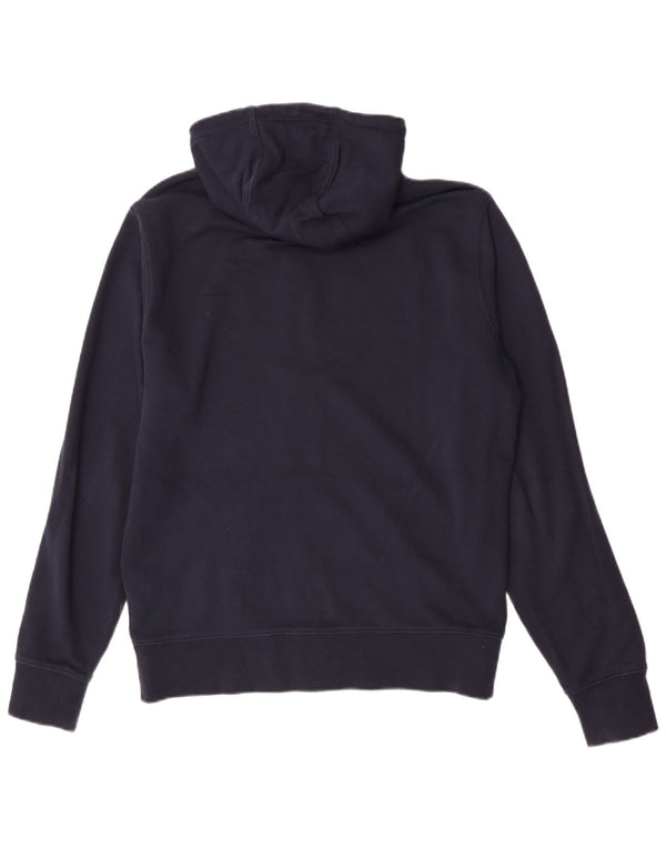 Tommy Hilfiger Pull à capuche zippé pour homme, coupe régulière, grand bleu marine