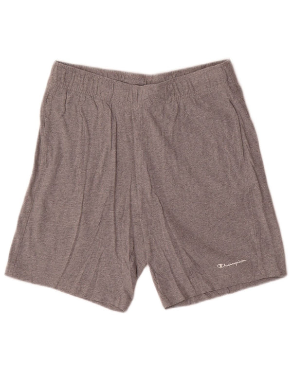 Champion Short de Sport Homme Gris Moyen