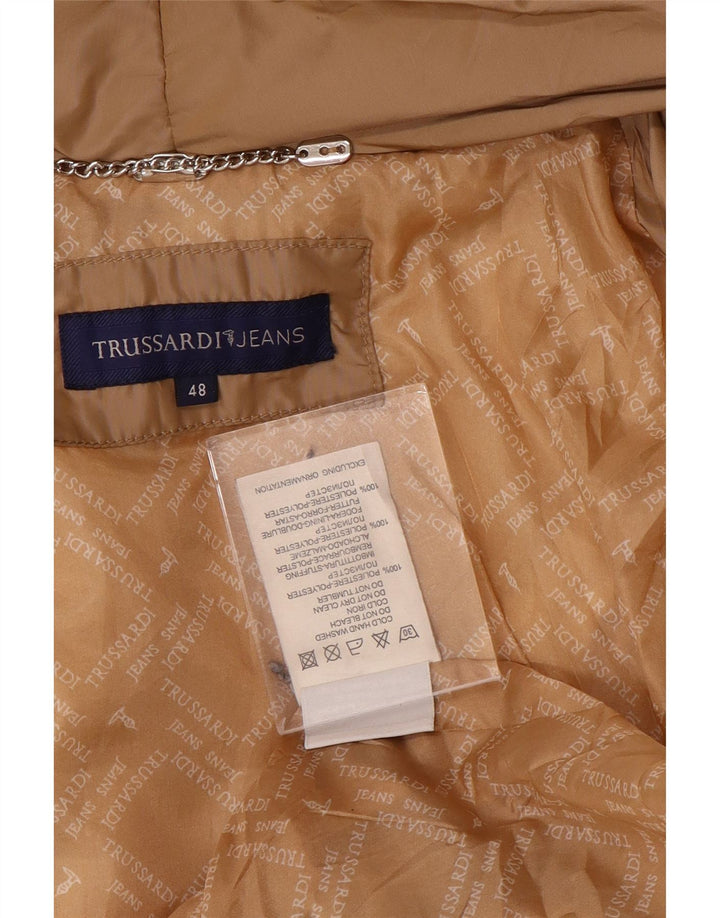 TRUSSARDI JEANS Veste matelassée Femme IT 48 XL Beige Polyester