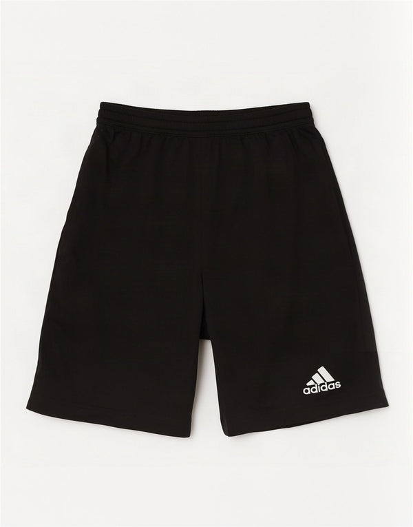 Adidas Short de sport Aeroready pour hommes, petit, noir, polyester