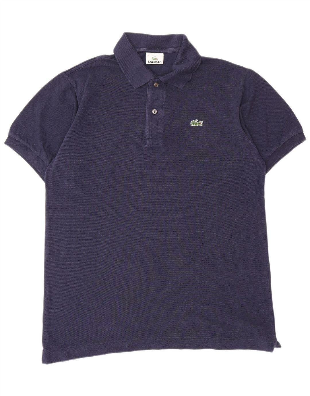 LACOSTE Polo Homme Taille 4 Moyen Bleu Marine Coton