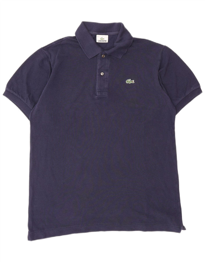 LACOSTE Polo Homme Taille 4 Moyen Bleu Marine Coton