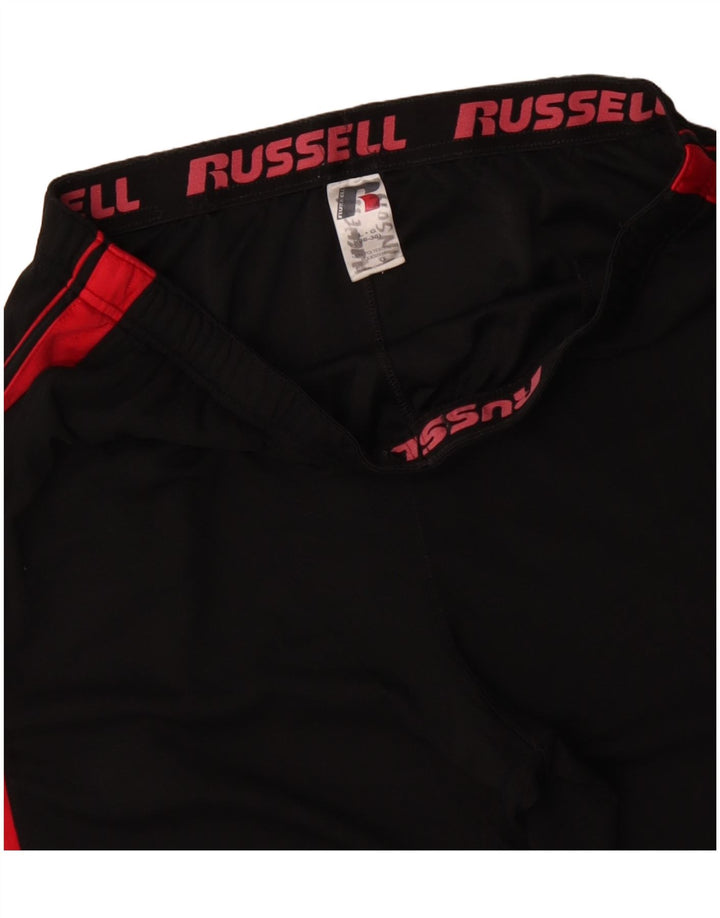 RUSSELL ATHLETIC Pantalon de survêtement pour hommes Large Black Colourblock