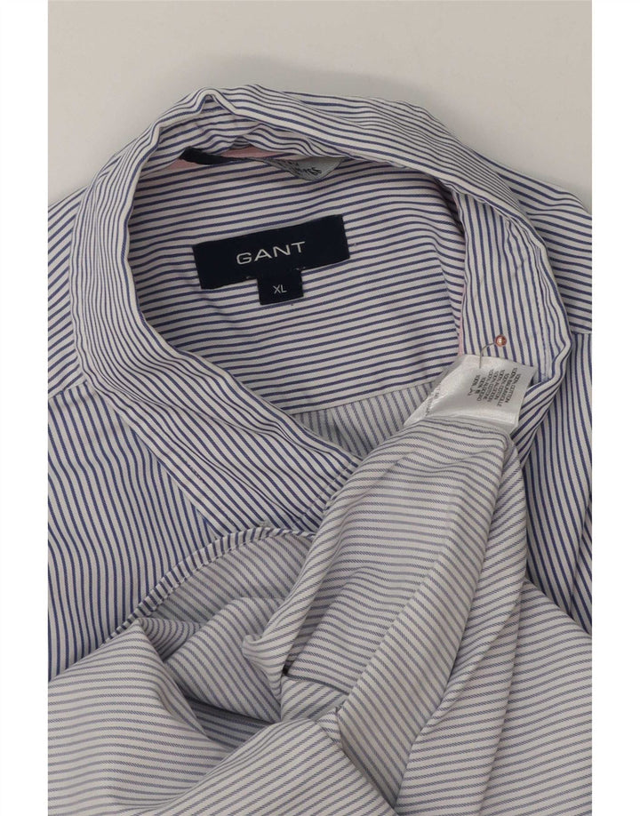 Gant Chemise Homme XL Bleu Rayure Coton