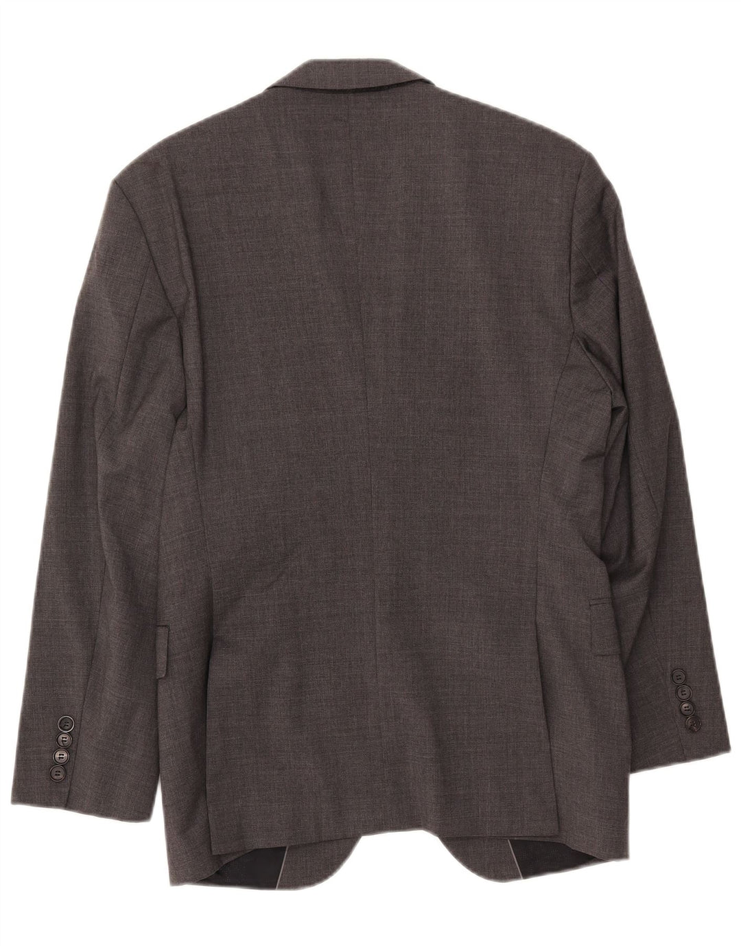 HUGO BOSS Veste Blazer 2 Boutons Homme EU 48 Gris Moyen Laine