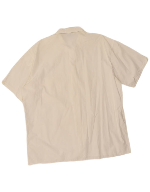 Navigare Chemise à manches courtes pour homme XL Blanc