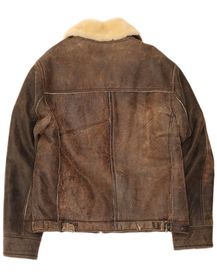 Pascucci Veste en Shearling Homme IT 54 2XL Marron