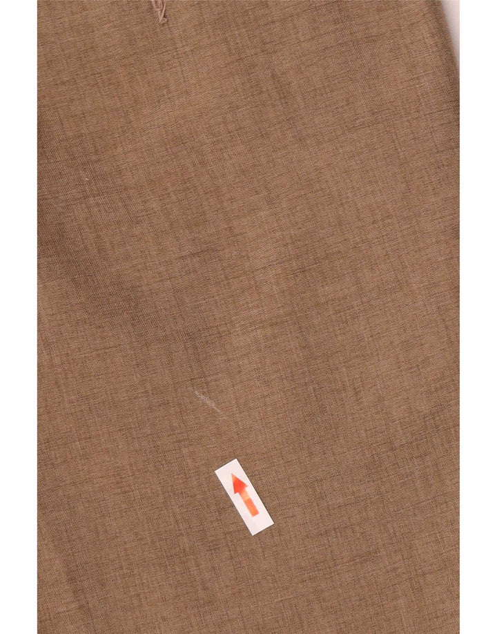 MARKS & SPENCER Pantalon de Costume Droit Homme W38 L31 Beige Polyester