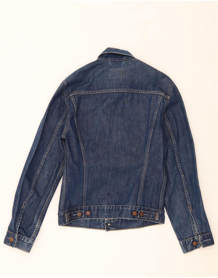 Levi's Veste en Jean Homme UK 38 Bleu Marine Moyen Coton