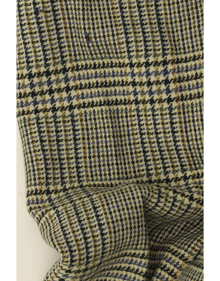 HUGO BOSS Veste blazer à 2 boutons pour homme UK 40 Large pied-de-poule vert