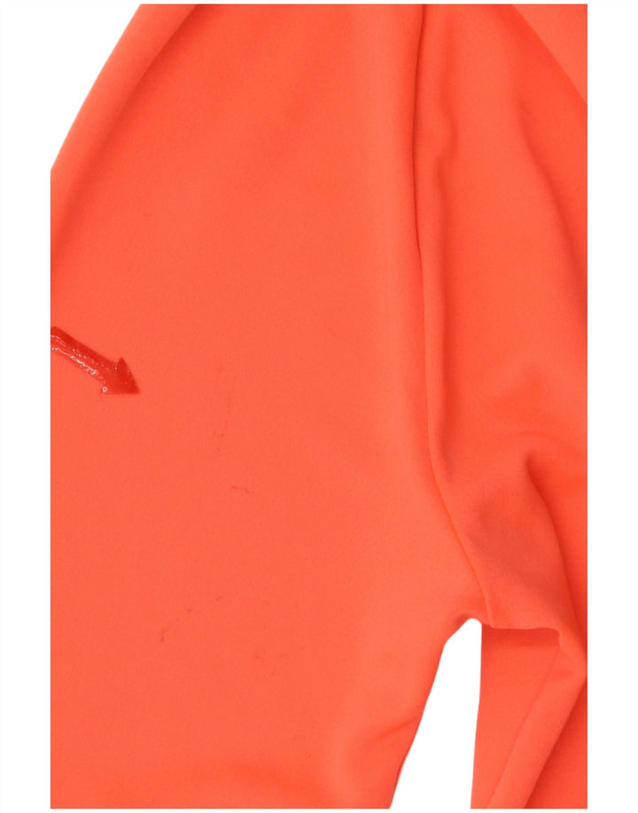 Nike Haut de survêtement à enfiler graphique Dri Fit pour femme UK 10 Small Orange
