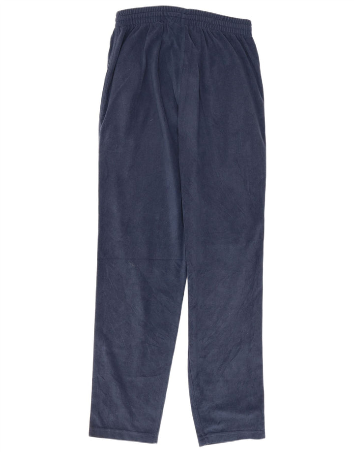 Diadora Pantalon de survêtement en velours pour femme UK 12 Bleu marine moyen Polyester