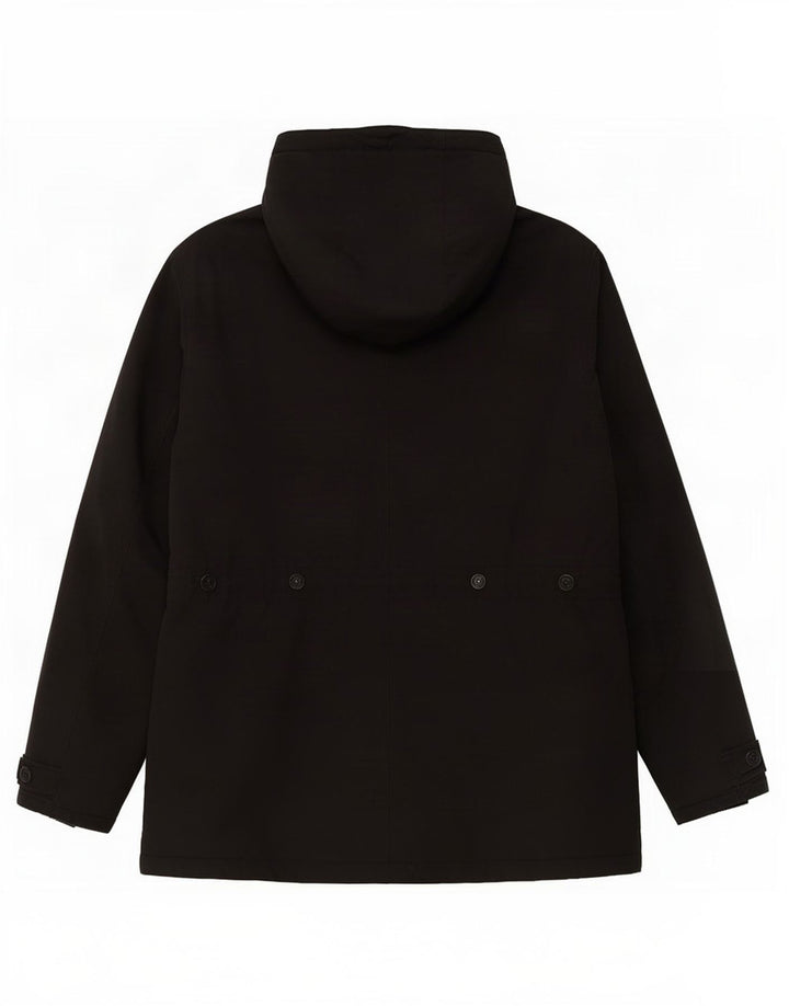 Levi's Veste matelassée à capuche pour hommes UK 40 Large Noir Polyester
