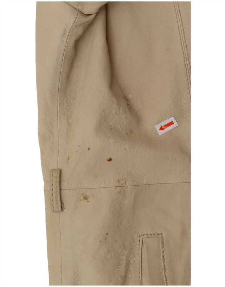 CONBIPEL Manteau en Cuir Femme IT 48 XL Cuir Beige