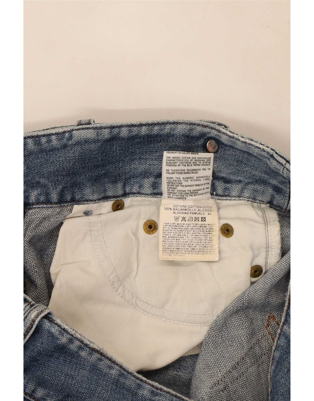 Jean Bootcut Femme Diesel W27 L33 Bleu Coton