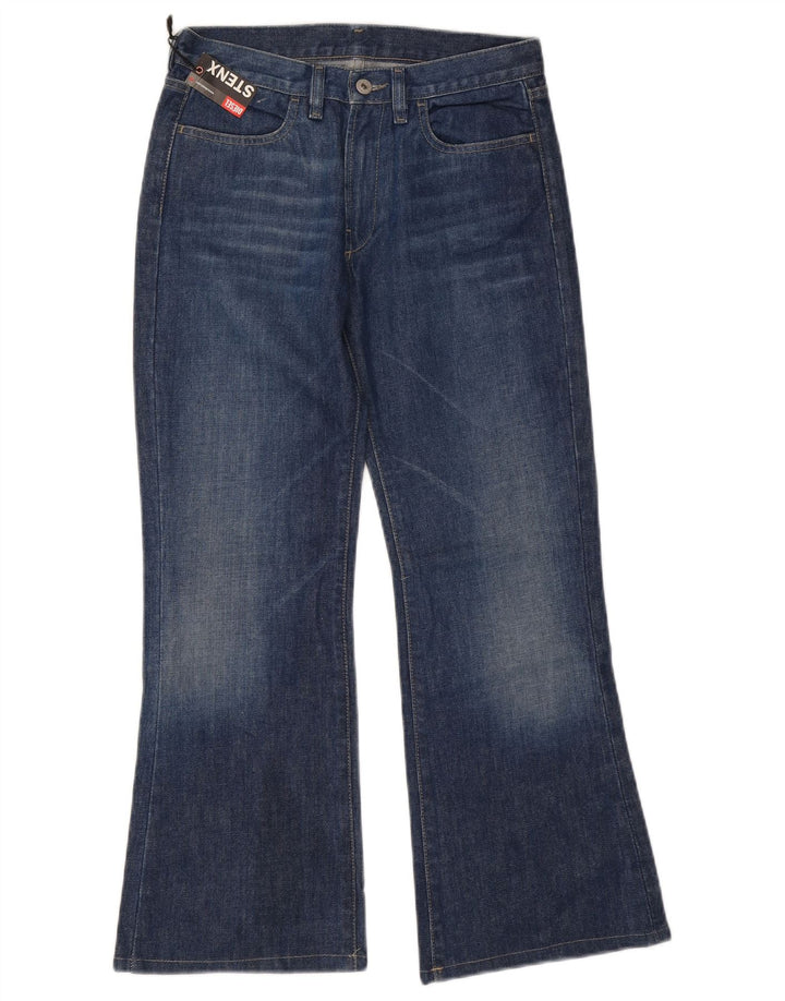 Jean évasé Diesel Femme W27 L27 Bleu Coton
