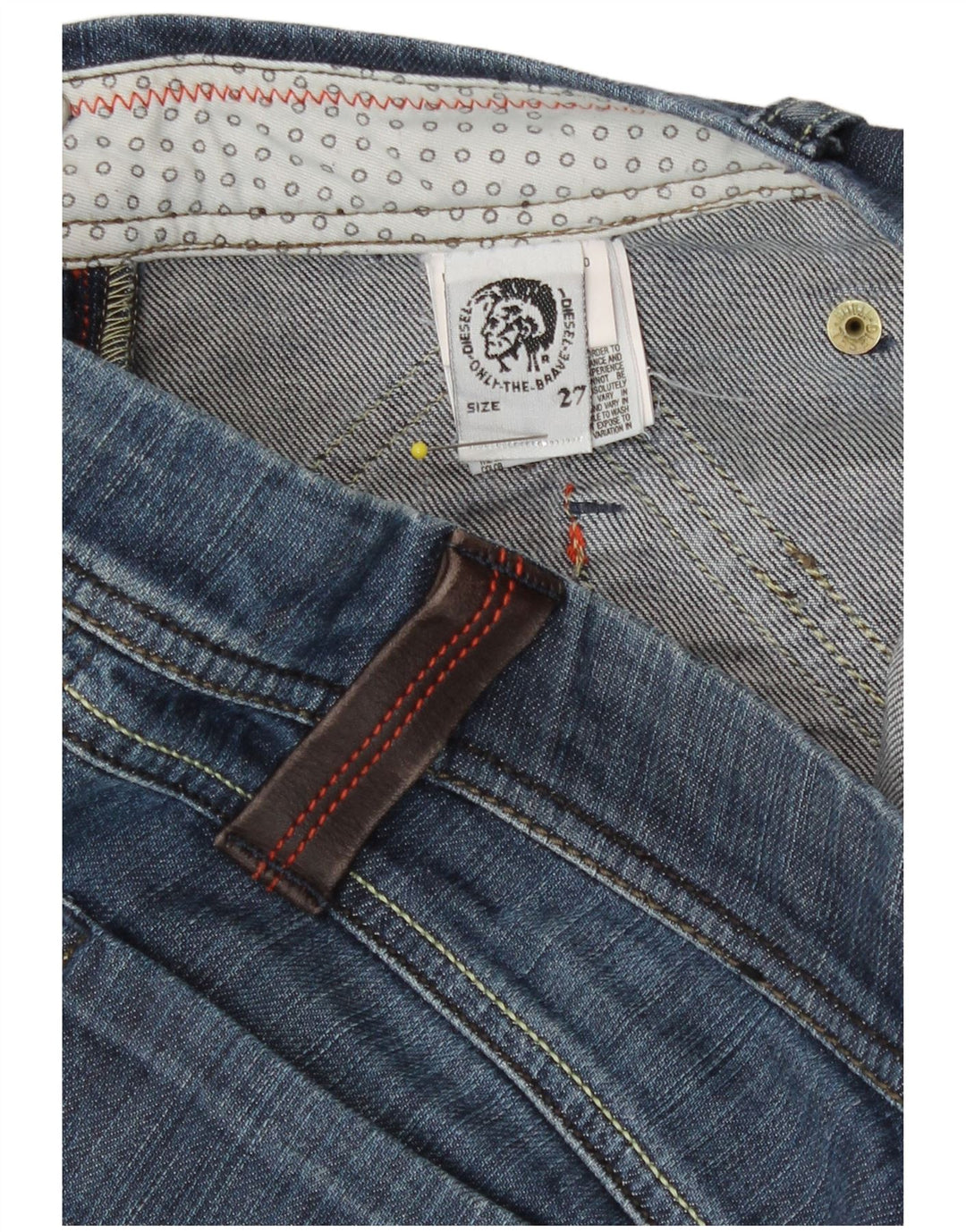 Jean Slim Femme Diesel W27 L31 Bleu Coton