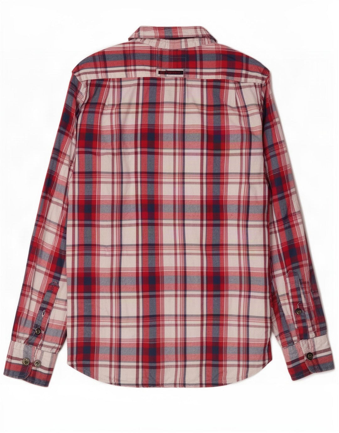 Superdry Chemise En Flanelle Grand Carreau Rouge En Coton Homme