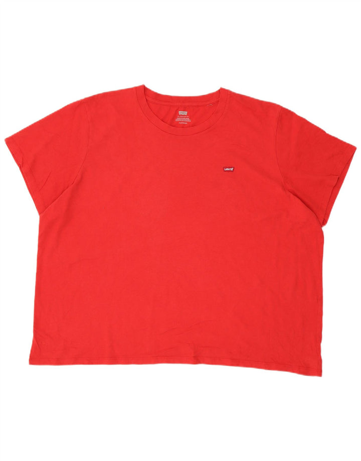 LEVI'S T-Shirt Homme Haut 3XL Rouge