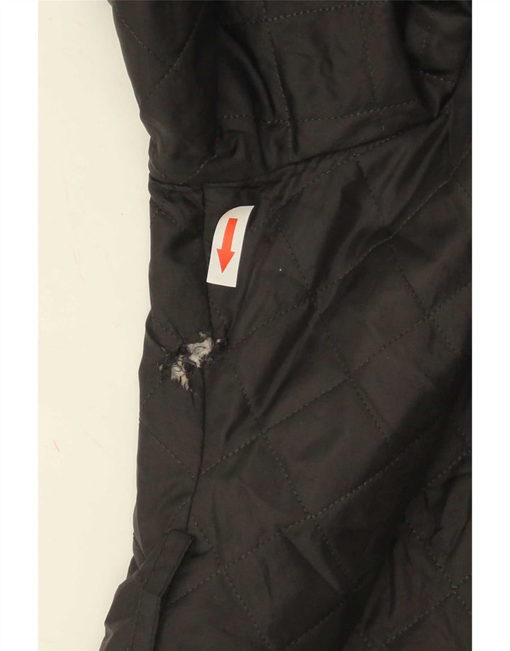 Marks & Spencer Manteau matelassé pour femme UK 18 XL Noir Polyester