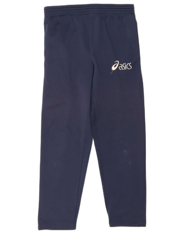Asics Pantalon de Survêtement Garçon 9-10 ans Bleu Marine Polyester