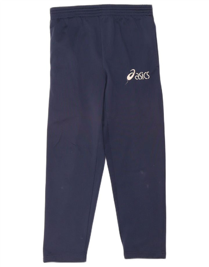 Asics Pantalon de Survêtement Garçon 9-10 ans Bleu Marine Polyester
