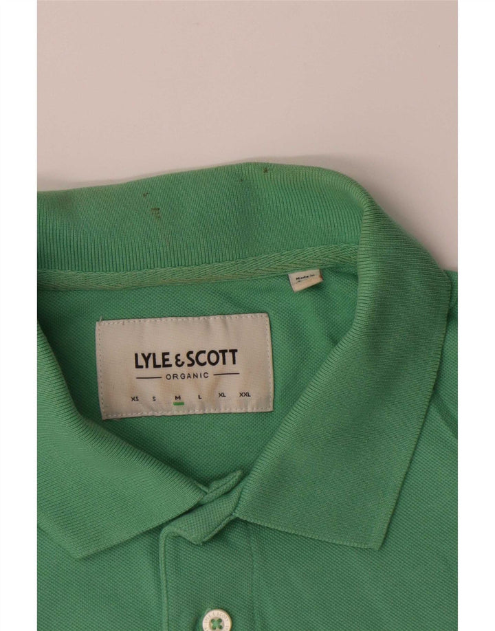 Lyle & Scott Polo Homme Vert Moyen Coton