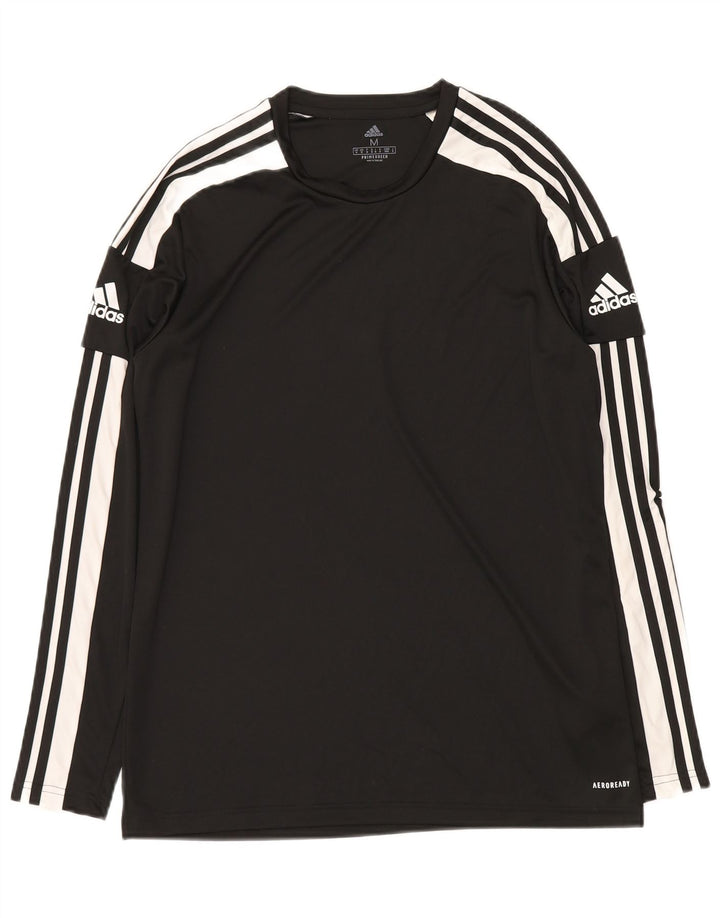 Adidas Hommes Aeroready Top Manches Longues Polyester Noir Moyen