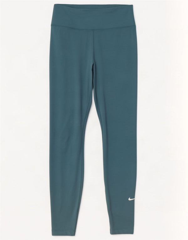 Legging Nike Dri Fit pour femme UK 8 Small Bleu Polyester