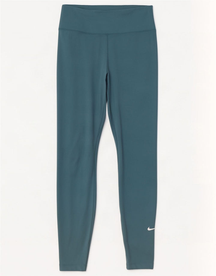 Legging Nike Dri Fit pour femme UK 8 Small Bleu Polyester