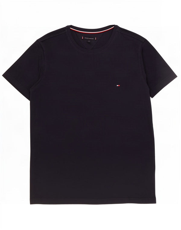 Tommy Hilfiger T-Shirt Homme Haut Large Bleu Marine Coton