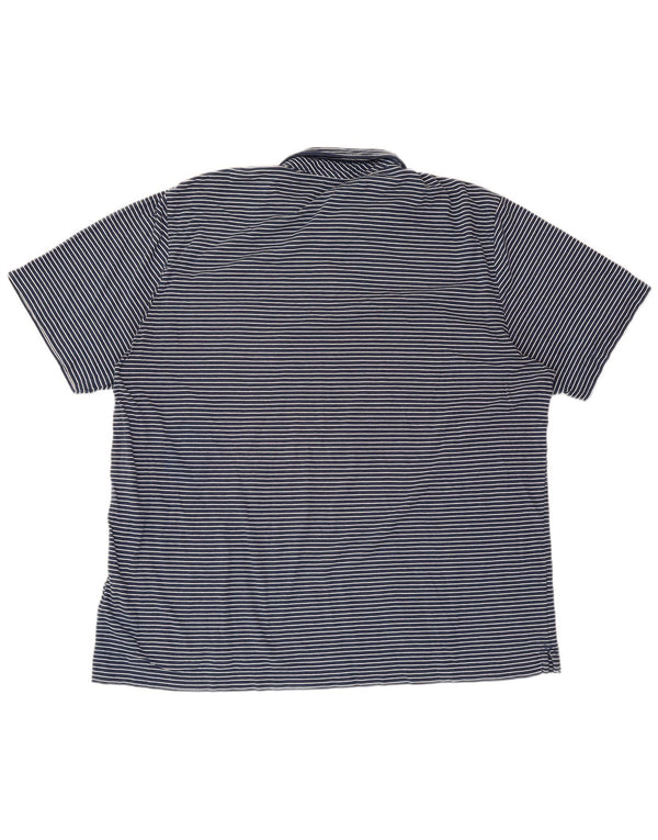 VINEYARD VINES Polo coupe classique pour homme XL en coton à fines rayures bleu marine