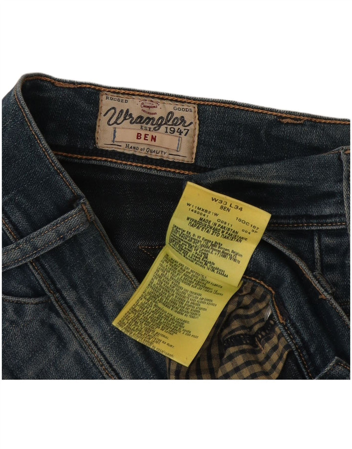 Wrangler Jean Slim Ben W38 L34 Homme Bleu Coton