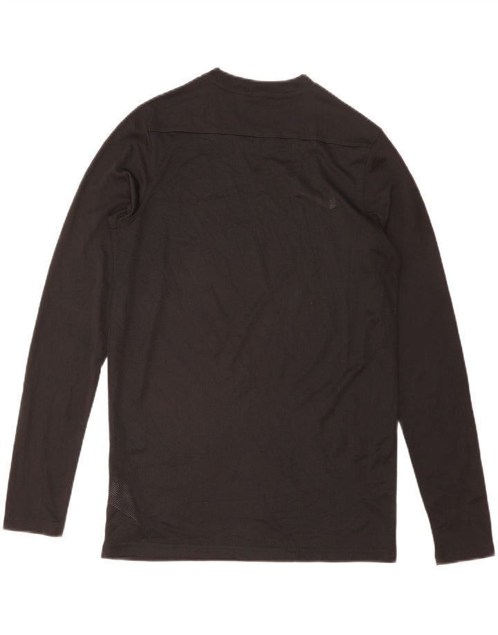 Nike Haut Dri Fit à manches longues pour homme Noir moyen Polyester