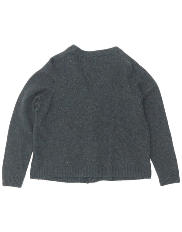 Marks & Spencer Cardigan pour homme en laine bleue 2XL