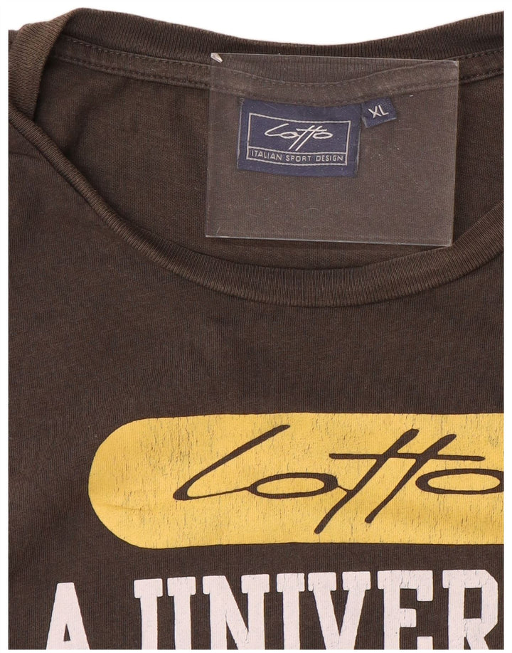 LOTTO T-Shirt Graphique Homme XL Marron