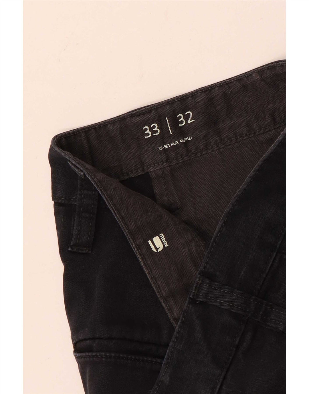 G-Star Pantalon Chino Slim Homme W33 L32 Noir