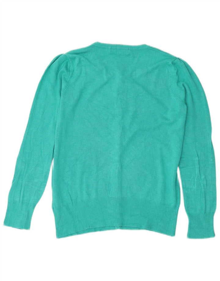 Marks & Spencer Cardigan pour femme en viscose turquoise moyen UK 12