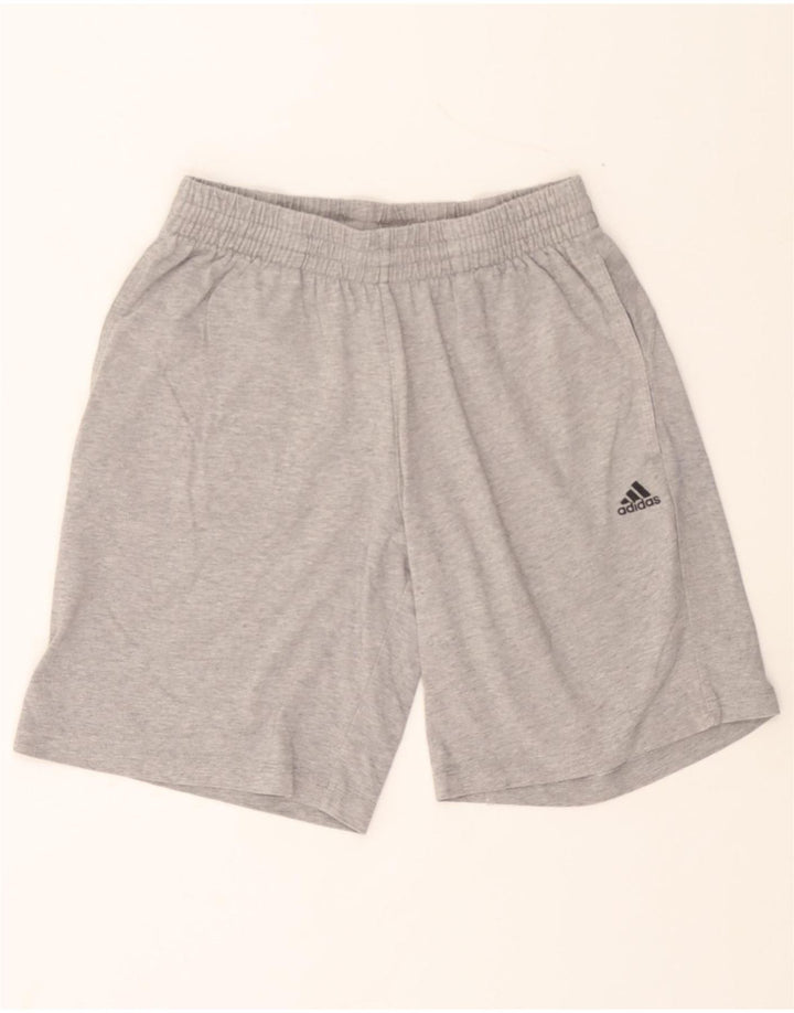 ADIDAS Mens Sport Shorts Small  Grey Cotton Vintage Adidas and Second-Hand Adidas from Messina Hembry 