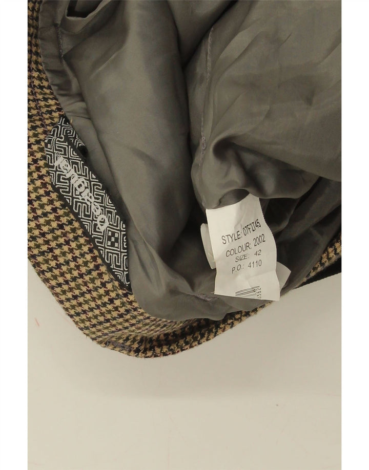 DESIGUAL Jupe Bulle Femme EU 42 Large W30 Gris Patchwork Polyester