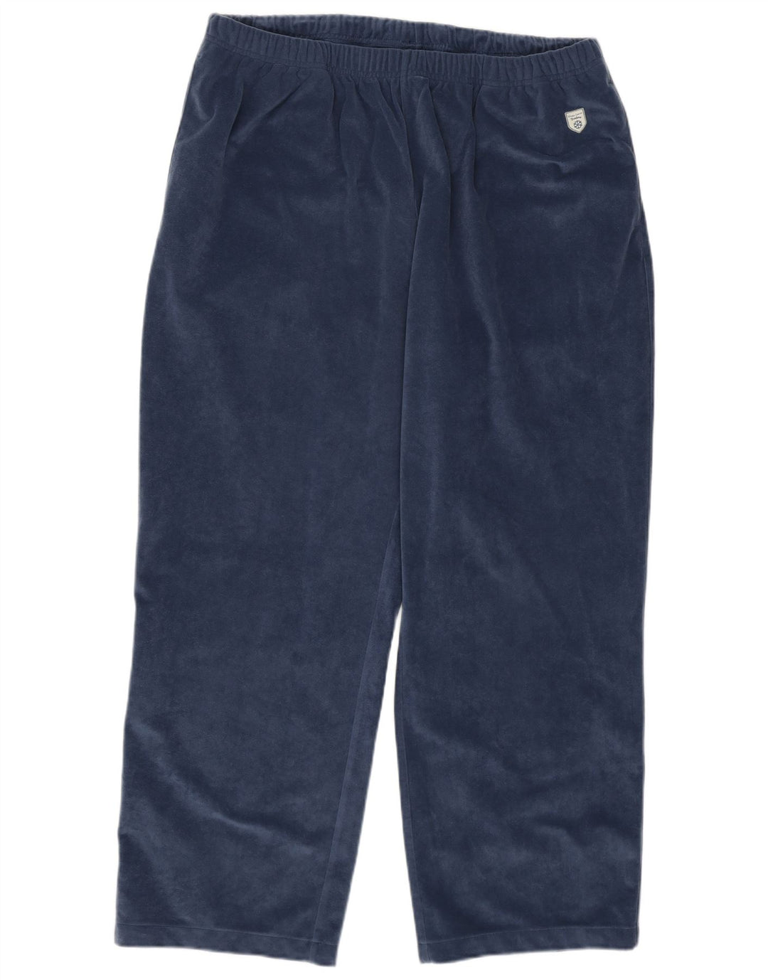 Diadora Pantalon de survêtement en velours pour hommes, grand, bleu marine, polyester
