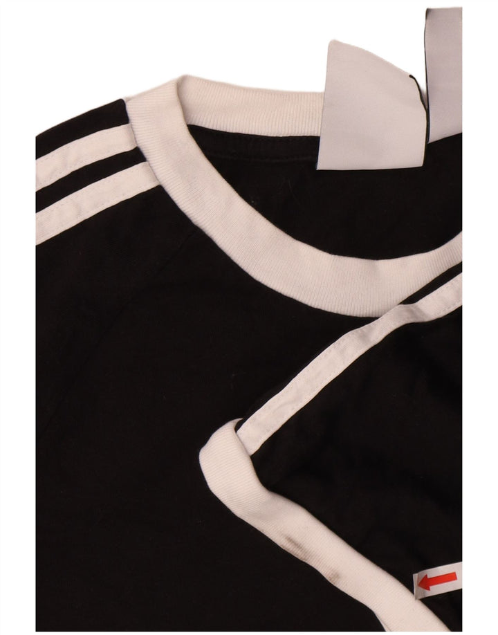 Adidas T-Shirt Homme Haut Grand Coton Noir