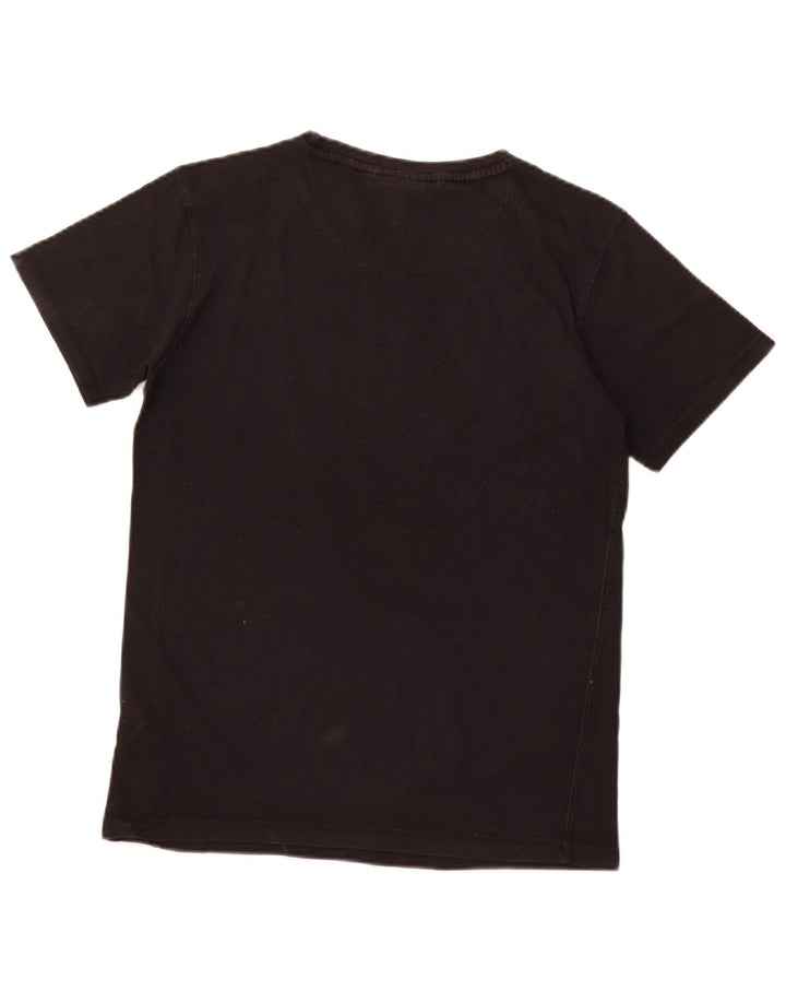 ELLESSE T-Shirt Graphique Homme Petit Noir Coton