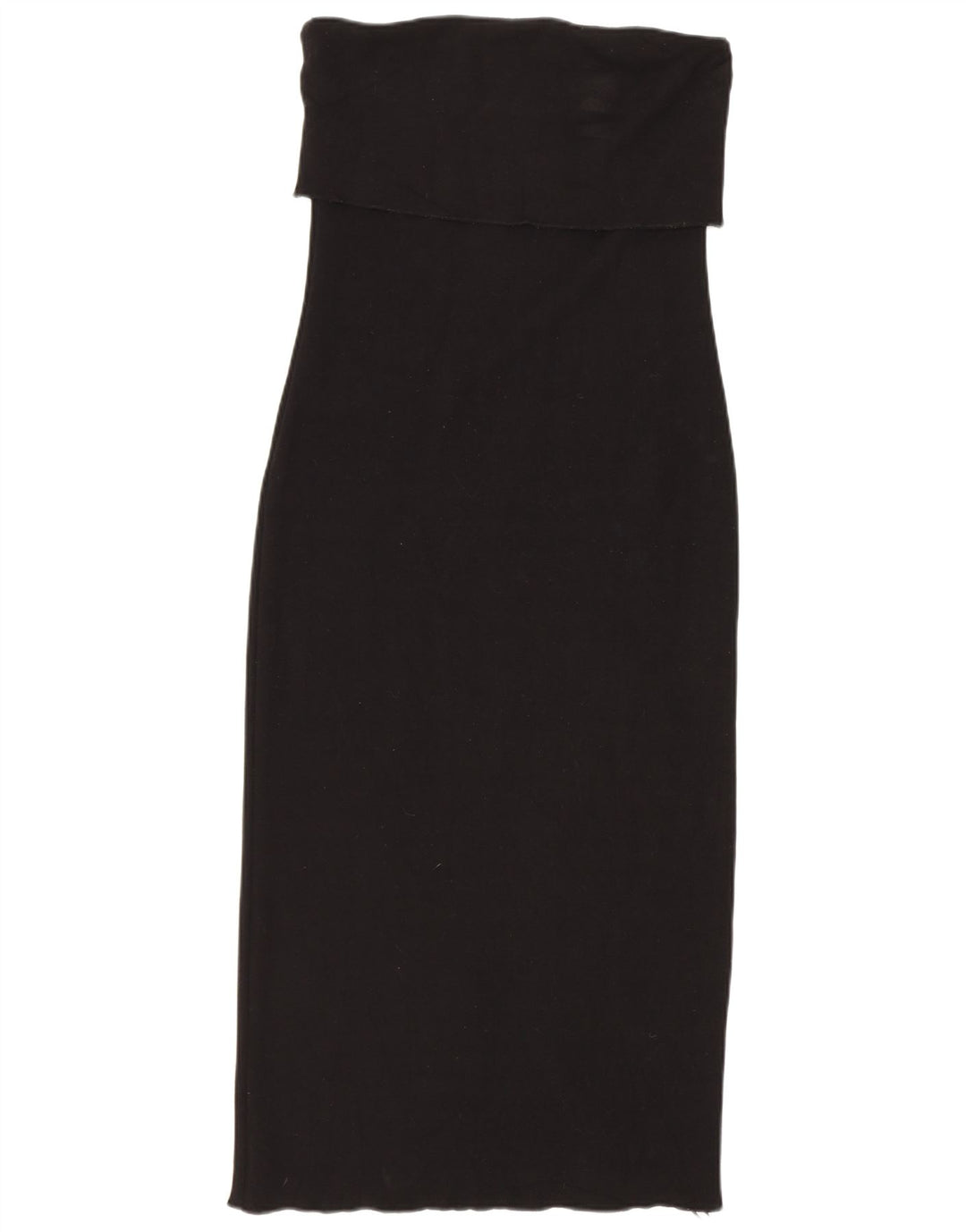 Zara Robe bustier femme UK 12 Medium Noir Viscose