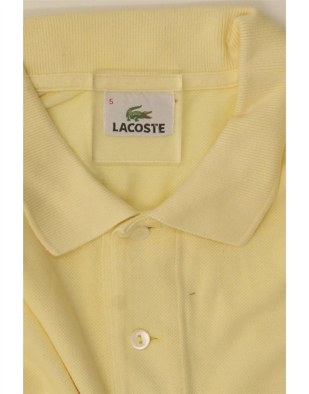 Lacoste Polo Homme Taille 5 Grand Jaune