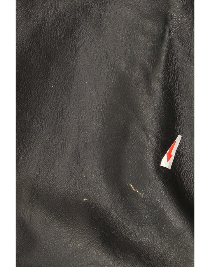 Pantalon en cuir homme vintage W36 L31 cuir noir